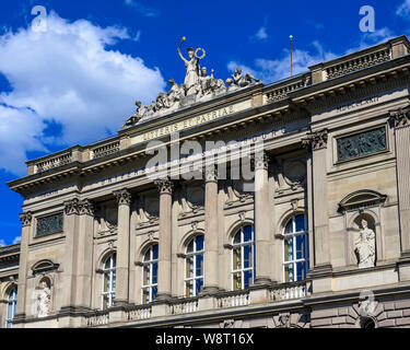 Palais Universitaire, palazzo universitario, quartiere Neustadt, Strasburgo, Alsazia, Francia, Europa Foto Stock