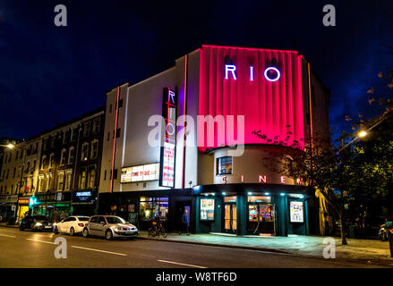 Rio Cinema in Dalston, London, Regno Unito Foto Stock