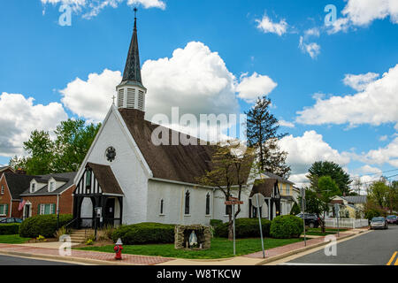 Cappella dell'Immacolata Concezione, l apostolo Giovanni chiesa cattolica romana, 231 North King Street, Leesburg, Virginia Foto Stock