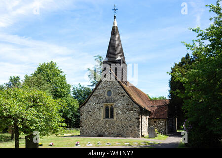 La Chiesa Parrocchiale di St Mary's Wexham, Church Lane, Wexham, Buckinghamshire, Inghilterra, Regno Unito Foto Stock