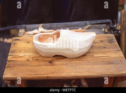 Di recente in legno intagliato intasare, Alkmaar, Noord-Holland, Regno dei Paesi Bassi Foto Stock