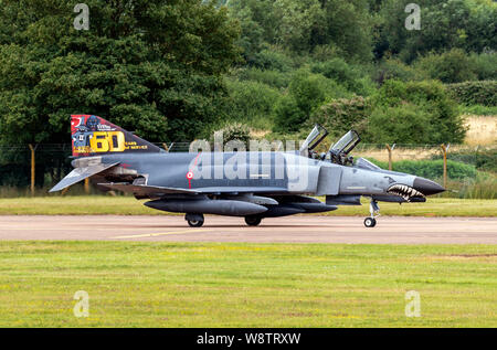 Bagno turco F-4E Phantom presso il Royal International Air Tattoo 2019 Foto Stock