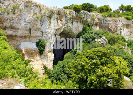 Parco Archeologico della Neapolis a Siracusa, Sicilia Isola, Italia Foto Stock