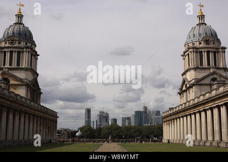 Old Royal Naval College di Greenwich Foto Stock