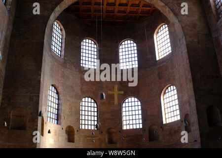 La Basilica di Costantino, o Aula Palatina, a Treviri, Germania è un palazzo romano basilica che fu commissionato dall'imperatore Costantino I Foto Stock