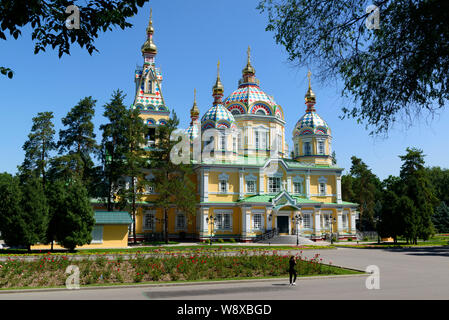 Ascensione (Zenkov) nella cattedrale di Panfilov Park in Almaty, Kazakhstan Foto Stock