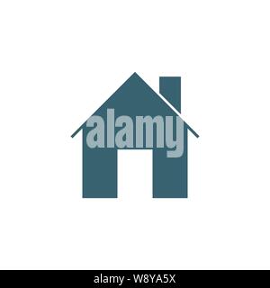 Home vettore correlati icona glyph. Illustrazione Vettoriale