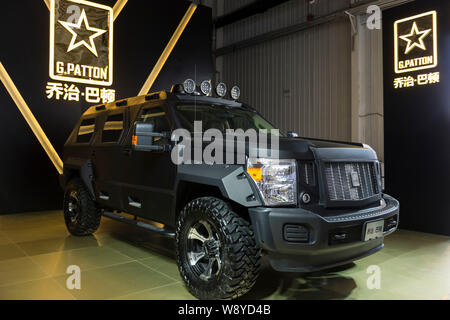 Un G.Patton SUV è visibile sul display durante la xi Changchun International Automobile Exposition a Changchun city, nordest Chinas provincia di Jilin, 11 Foto Stock