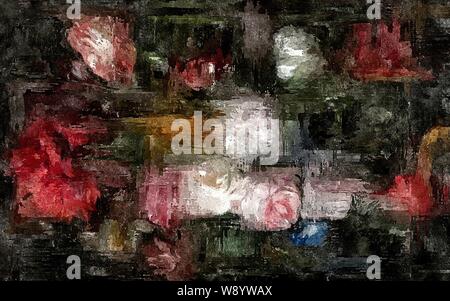 Abstract background psichedelici, acquerello stilizzazione. La texture per la progettazione Foto Stock