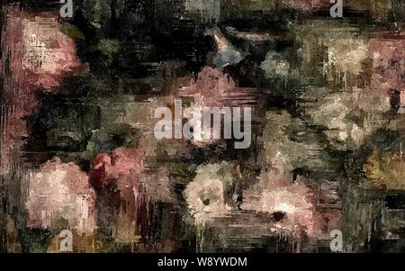 Abstract background psichedelici, acquerello stilizzazione. La texture per la progettazione Foto Stock