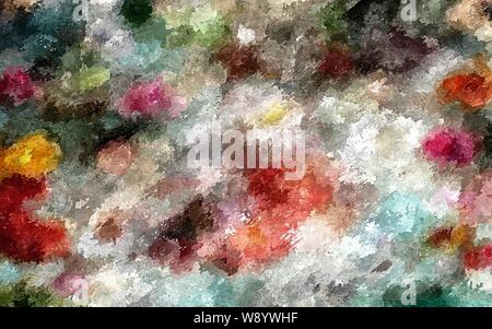 Abstract background psichedelici, acquerello stilizzazione. La texture per la progettazione Foto Stock