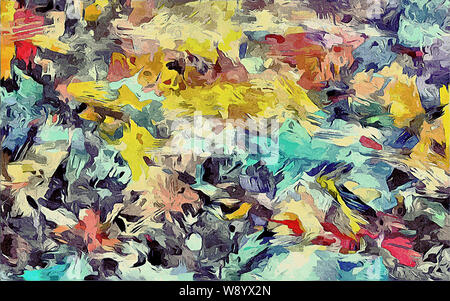 Abstract background psichedelici, acquerello stilizzazione. La texture per la progettazione Foto Stock