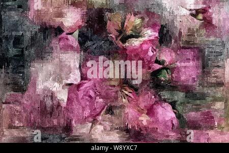 Abstract background psichedelici, acquerello stilizzazione. La texture per la progettazione Foto Stock