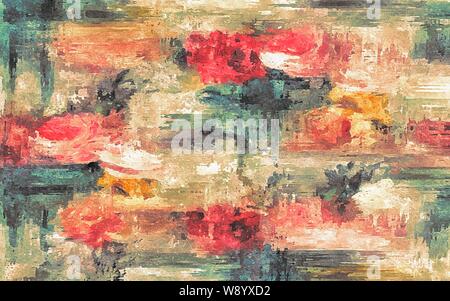 Abstract background psichedelici, acquerello stilizzazione. La texture per la progettazione Foto Stock