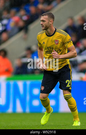 11 agosto 2019, St James Park, Newcastle upon Tyne, Inghilterra ; Premier League Football, Newcastle vs Arsenal : Calum camere (21) dell'Arsenal durante il gioco Credito: Craig Milner/News immagini English Football League immagini sono soggette a licenza DataCo Foto Stock