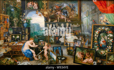 Peter Paul Rubens, Jan Brueghel il Vecchio, il senso della vista, pittura, 1617 Foto Stock
