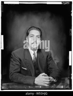 ALEMAN, Miguel. Il PRESIDENTE DEGLI STATI UNITI DEL MESSICO Foto Stock