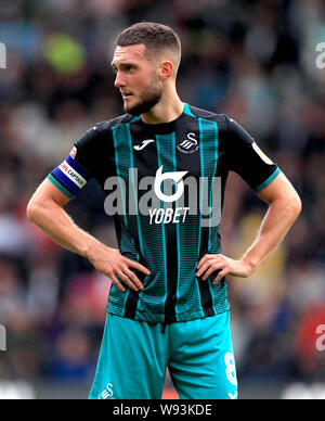 Swansea City's Matt Grimes durante il cielo di scommessa match del campionato al Pride Park, Derby. Foto Stock