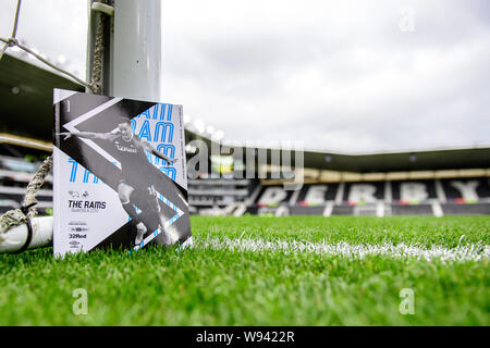 10 agosto 2019, Pride Parkderby, Inghilterra; Sky scommessa campionato, Derby County vs Swansea City ; Match-programma della giornata Credito: Jon Hobley/News immagini English Football League immagini sono soggette a licenza DataCo Foto Stock