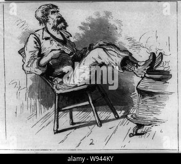 In tutto il continente - hotel life sulle pianure - sulla linea della ferrovia del Pacifico - 2. Titolare Foto Stock