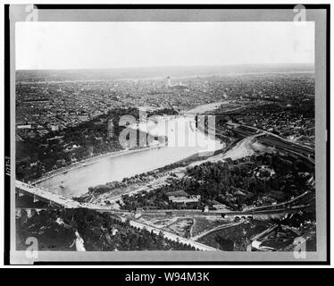 Vista aerea di Philadelphia, Pennsylvania Foto Stock