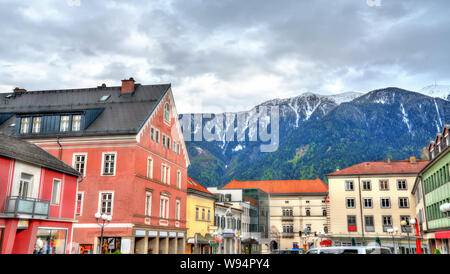 Edifici storici della città vecchia di Spittal an der Drau Austria Foto Stock