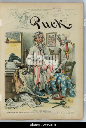 Dopo il carnevale / F. Opper. Foto Stock