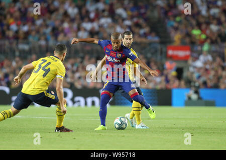 Barcellona, Spagna. 4 Ago, 2019. Rafinha del FC Barcelona durante la Joan Gamper Trophy 2019, la partita di calcio tra FC Barcelona e Arsenal FC su 04 Agosto 2019 presso il Camp Nou stadium di Barcellona, Spagna. Credito: Manuel Blondau/ZUMA filo/Alamy Live News Foto Stock