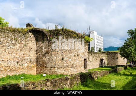 Il castello di Elbasan in Albania Foto Stock