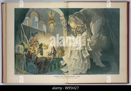 Aladino e la lampada meravigliosa / Keppler. Foto Stock