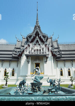 Sanphet Prasat Place, il Summer Palace, antico Siam Park, Muang Boran, Thailandia, Asia Foto Stock