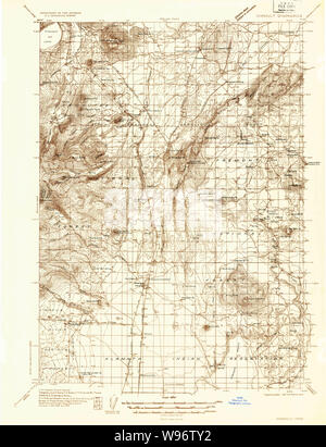 USGS TOPO Map Oregon Chemult 283037 1935 96000 Restauro Foto Stock