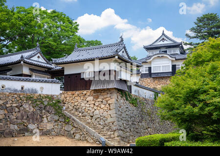 Bitchu il Castello di Matsuyama e in Takahashi, Okayama, Giappone Foto Stock