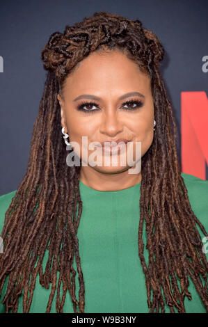 Los Angeles, Stati Uniti d'America. 11 Ago, 2019. Ava DuVernay presso la "Emmy per la vostra considerazione' evento del Netfilx miniserie 'quando vedono che ci" presso il Teatro Paramount. Los Angeles, 11.08.2019 | Utilizzo di credito in tutto il mondo: dpa/Alamy Live News Foto Stock