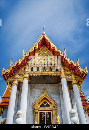 Chiesa in Wat Benchamabophit, Dusit Wanaram Ratchaworawihan Foto Stock