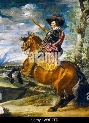 Diego Velázquez, Count-Duke di Olivares, 1587-1645, Ritratto equestre, 1636 Foto Stock