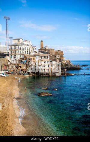 Algeria, Algeri, Bab El Oued district, la costa Foto Stock