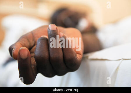 La Nigeria bomba blast vittime Foto Stock