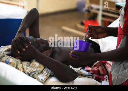 La Nigeria bomba blast vittime Foto Stock