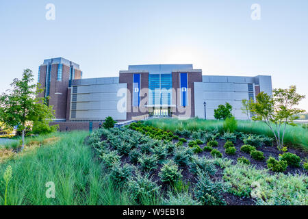 DURHAM, NC, Stati Uniti d'America - 8 agosto: Brooks campo presso lo Stadio Wallace Wade il 8 agosto 2019 presso la Duke University di Durham, North Carolina. Foto Stock