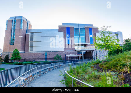 DURHAM, NC, Stati Uniti d'America - 8 agosto: Brooks campo presso lo Stadio Wallace Wade il 8 agosto 2019 presso la Duke University di Durham, North Carolina. Foto Stock