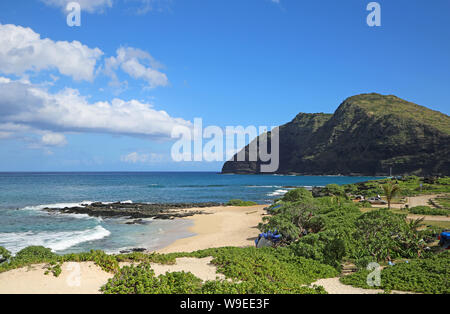 Vista in Makapuu Point - Hawaii Foto Stock