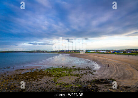 Attività ricreative presso la spiaggia di Skerries, Co Dublin, Irlanda Foto Stock