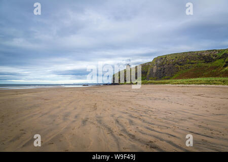 In discesa all'oceano, Co Derry, Irlanda del Nord Foto Stock