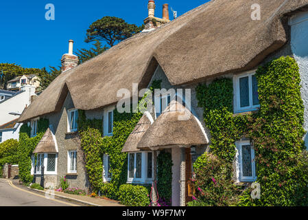 Il pittoresco villaggio di St Mawes sulla penisola di Roseland vicino a Falmouth in Cornovaglia, Inghilterra, Regno Unito.