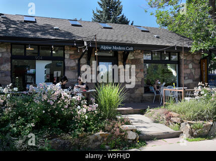 Coffee shop, Boulder, CO, alpino moderno Cafe' Foto Stock