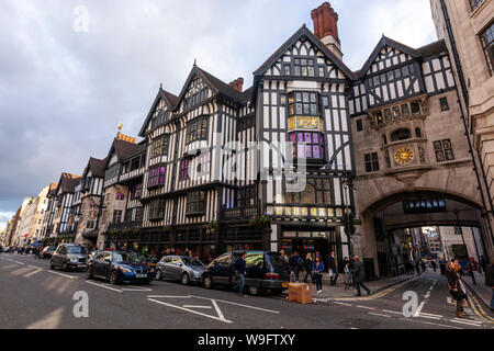 Liberty of London, Great Marlborough st, Soho, London, England, Regno Unito Foto Stock