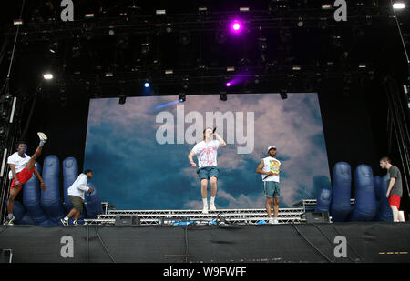 Giorno due immagini di Lovebox festival Festival a Gunnersbury Park a Londra il sabato 13 luglio 2019 (foto di Ian Bines/WENN) dotata di: brockhampton dove: Londra, Regno Unito quando: 13 lug 2019 Credit: WENN.com Foto Stock