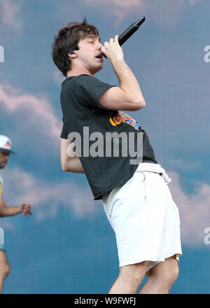 Giorno due immagini di Lovebox festival Festival a Gunnersbury Park a Londra il sabato 13 luglio 2019 (foto di Ian Bines/WENN) dotata di: brockhampton dove: Londra, Regno Unito quando: 13 lug 2019 Credit: WENN.com Foto Stock