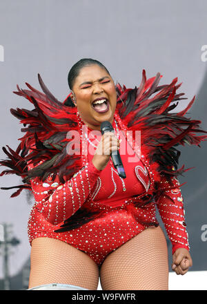 Giorno due immagini di Lovebox festival Festival a Gunnersbury Park a Londra il sabato 13 luglio 2019 (foto di Ian Bines/WENN) dotata di: lizzo dove: Londra, Regno Unito quando: 13 lug 2019 Credit: WENN.com Foto Stock